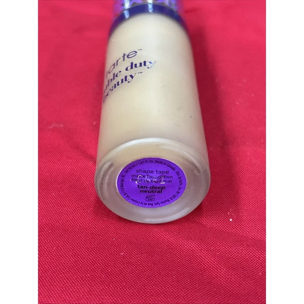 tarte double duty beauty shape tape Foundation.READ DESCRIPTION-Tan Deep Neutral